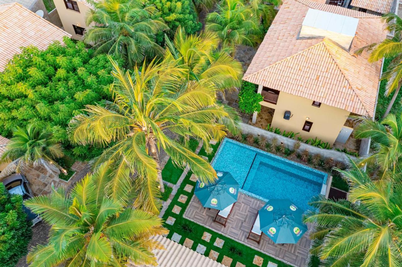 Sombra Do Coqueiro Villas - 150M Da Praia Luis Correia Bagian luar foto