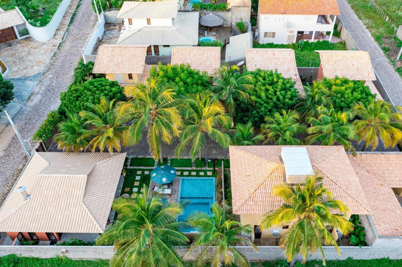 Sombra Do Coqueiro Villas - 150M Da Praia Luis Correia Bagian luar foto